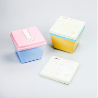Двухкамерный ланч-бокс Bento Miniso 1200 мл.-2