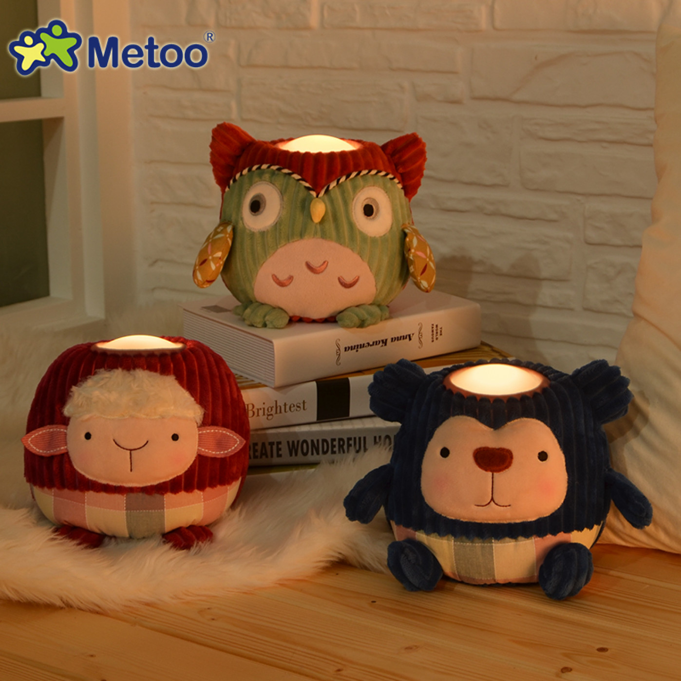 Плюшевые игрушки-ночники Meetoo