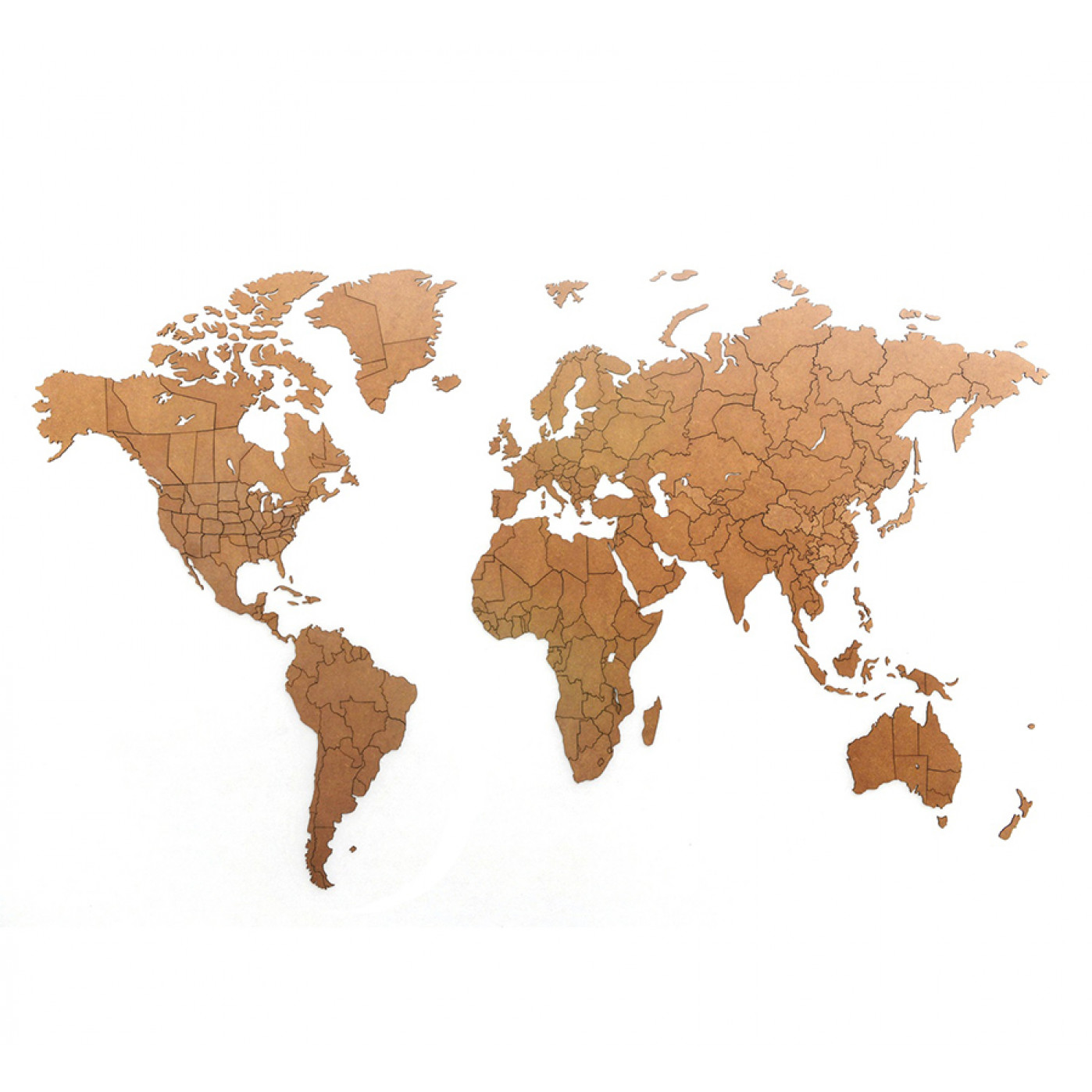 Реалистичный пазл мира True World Puzzle Brown XL Реалистичный пазл мира True World Puzzle Brown XL