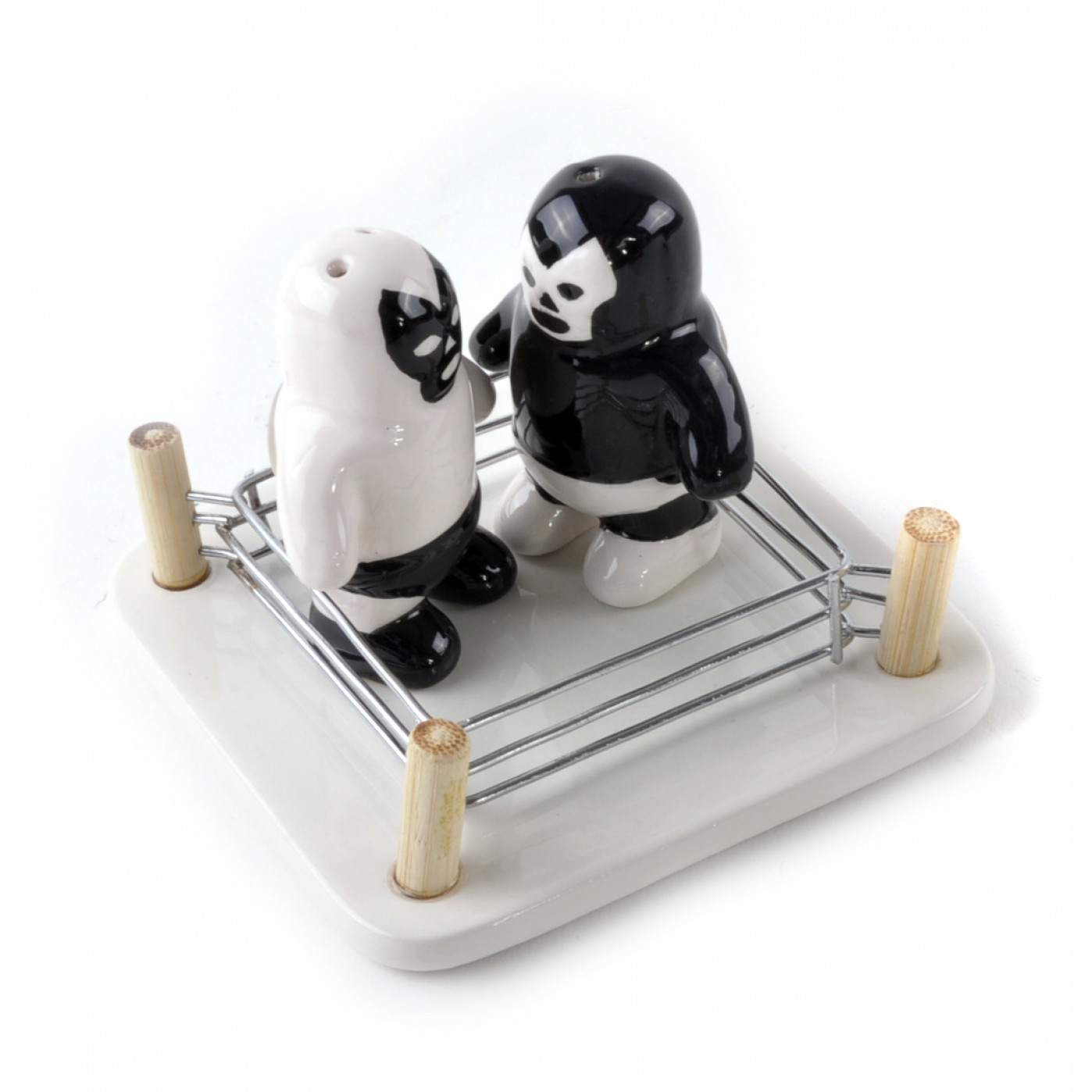 Солонка Luchador в виде рестлеров на ринге 