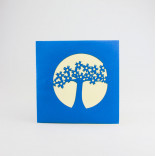 Объёмная открытка Цветочное дерево