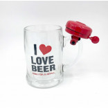 Пивная кружка со звонком Love Beer 