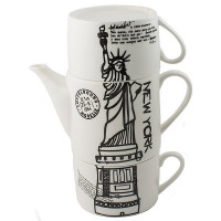 Чайник с 2 кружками New York