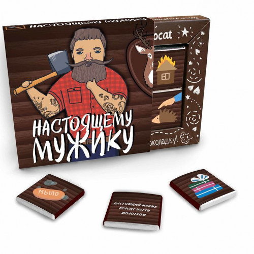 

Шоколадный набор Настоящему мужику