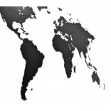 Карта мира Wall Decoration Black