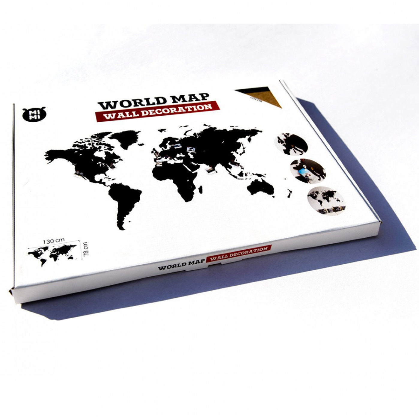 Карта мира Wall Decoration Brown