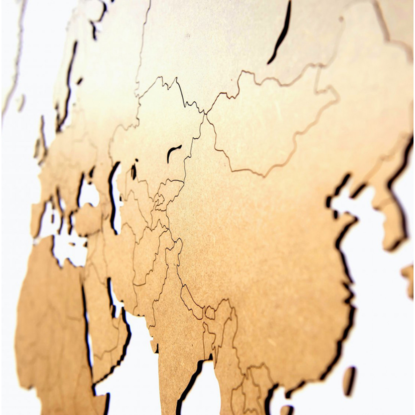 Карта мира Wall Decoration Brown