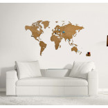 Карта мира Wall Decoration Brown
