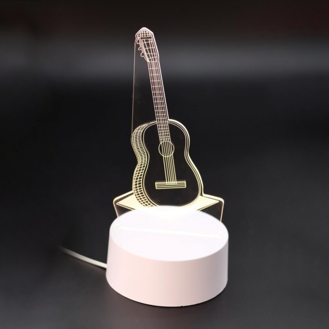 3D Cветильник Гитара