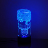 3D Cветильник Лампочка
