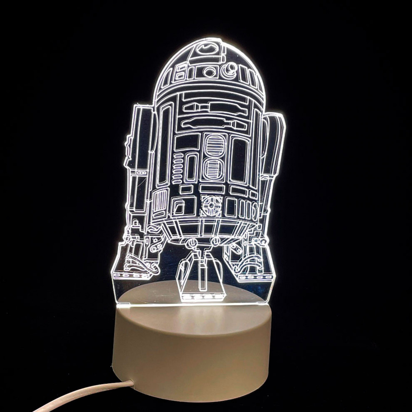 3D Cветильник дрон R2-D2