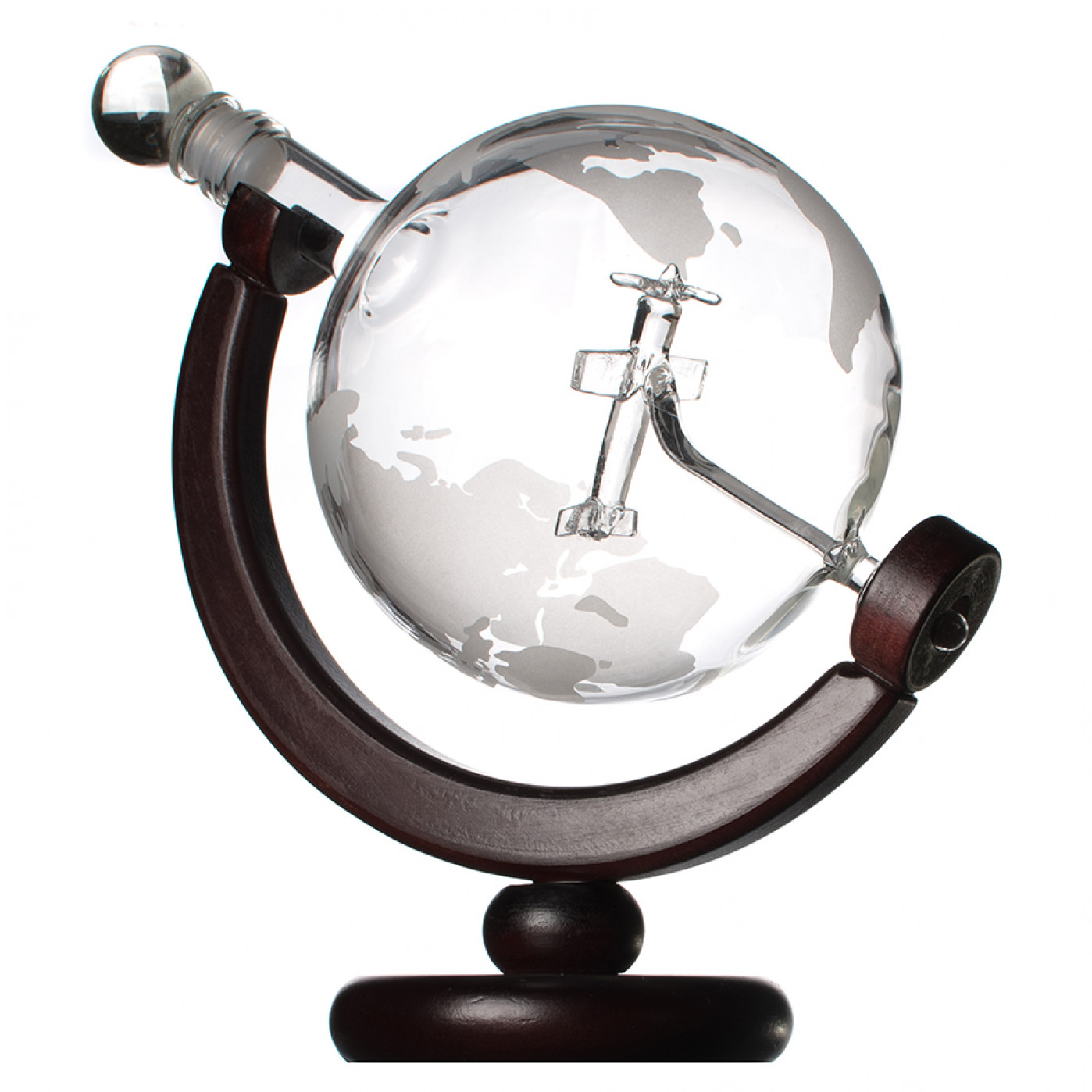 Штоф для крепких напитков Globe Airplane XL (стекло)