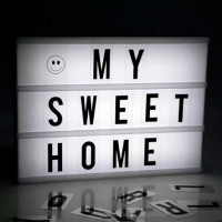 LED Светильник Ретро афиша большой