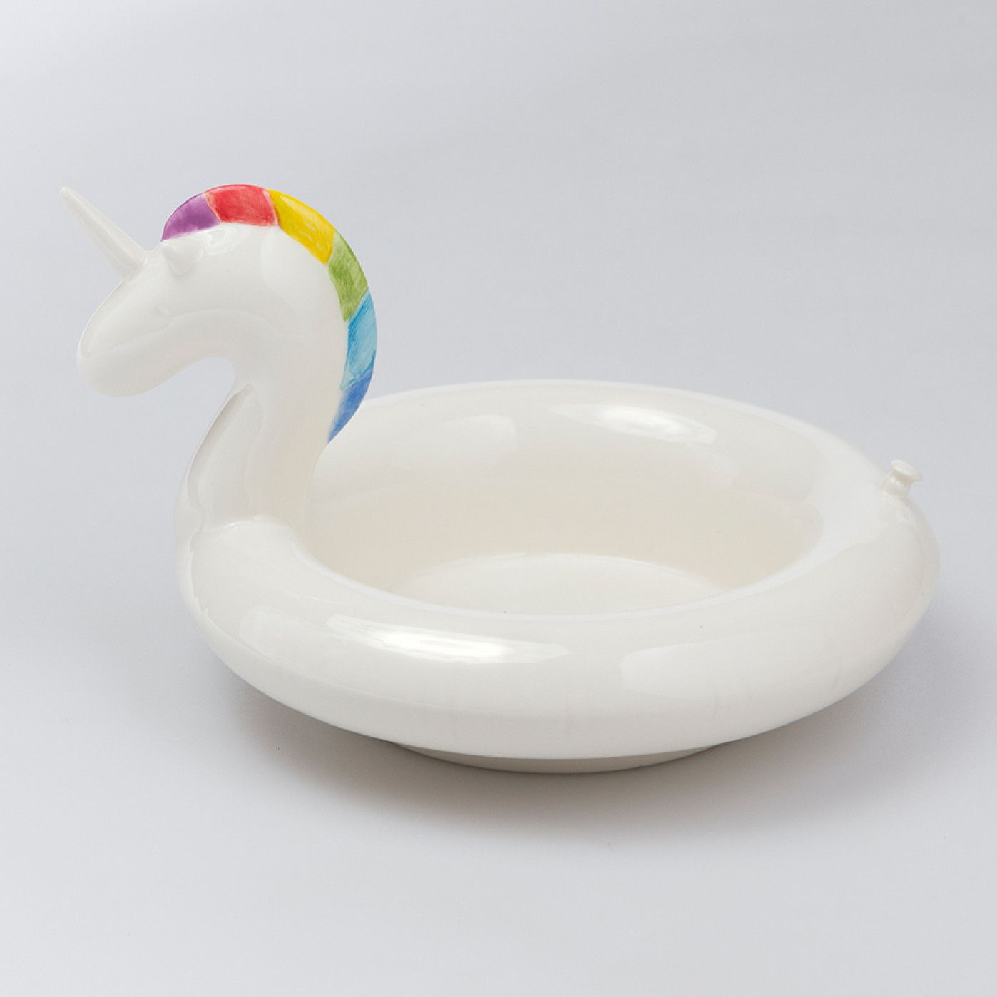Миска сервировочная керамическая Floatie Unicorn