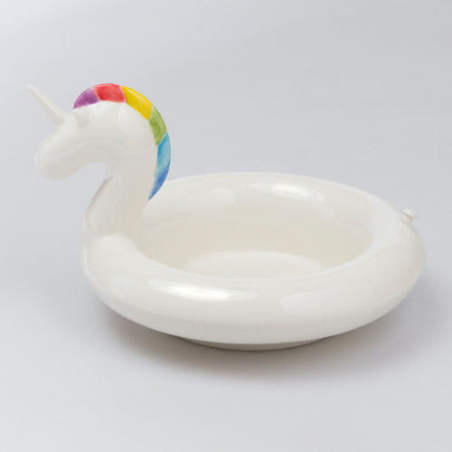Миска сервировочная керамическая Floatie Unicorn от Magicmag.net