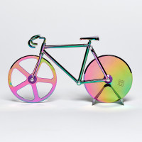 Нож для пиццы из нержавеющей стали The Fixie радужный
