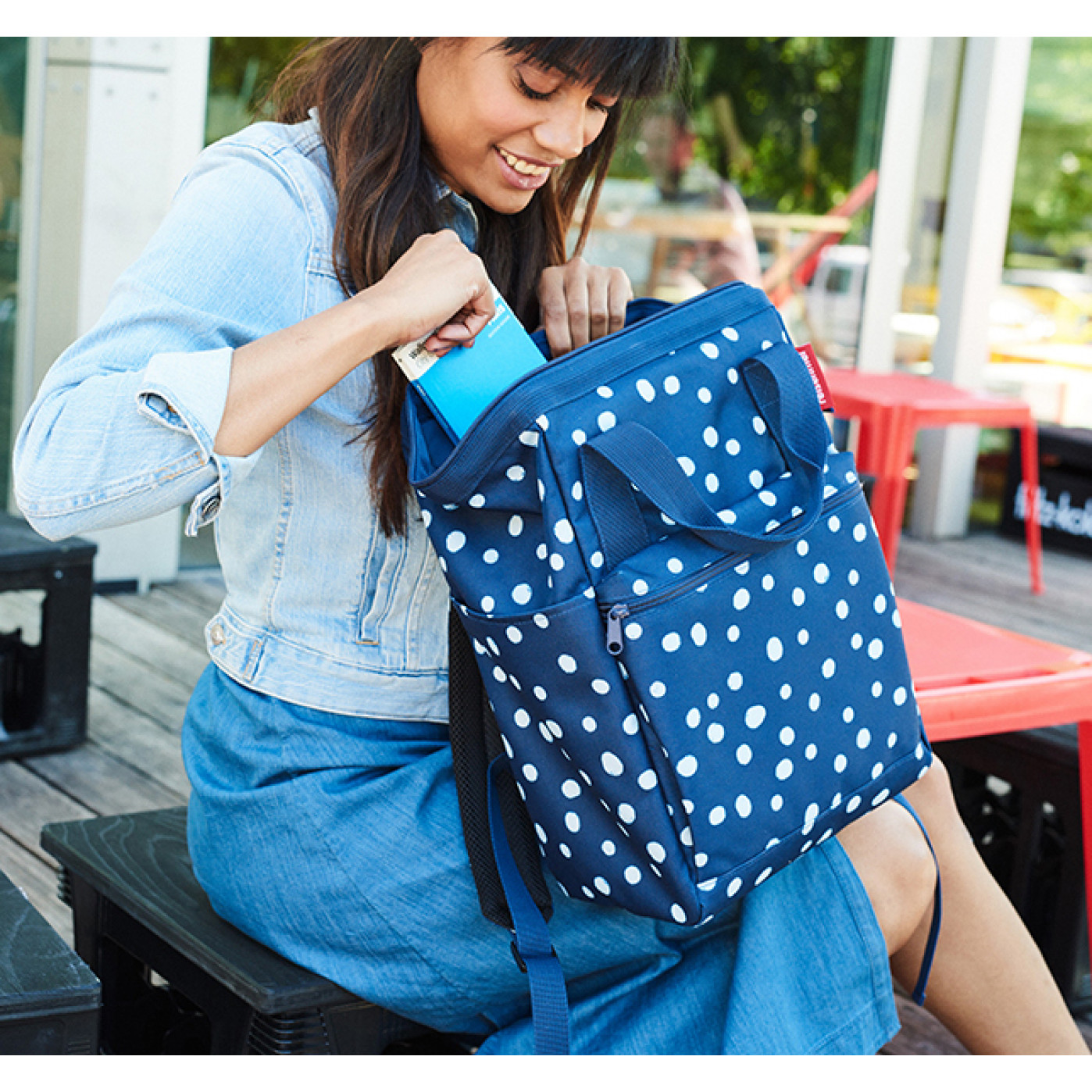 Рюкзак Allrounder R spots navy Рюкзак Allrounder R spots navy