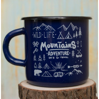 Эмалированная кружка Mountains-2