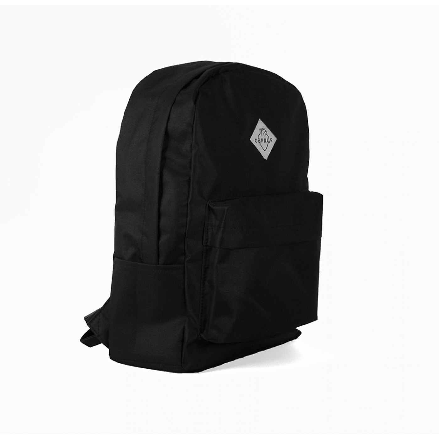 Городской рюкзак Сердце черный