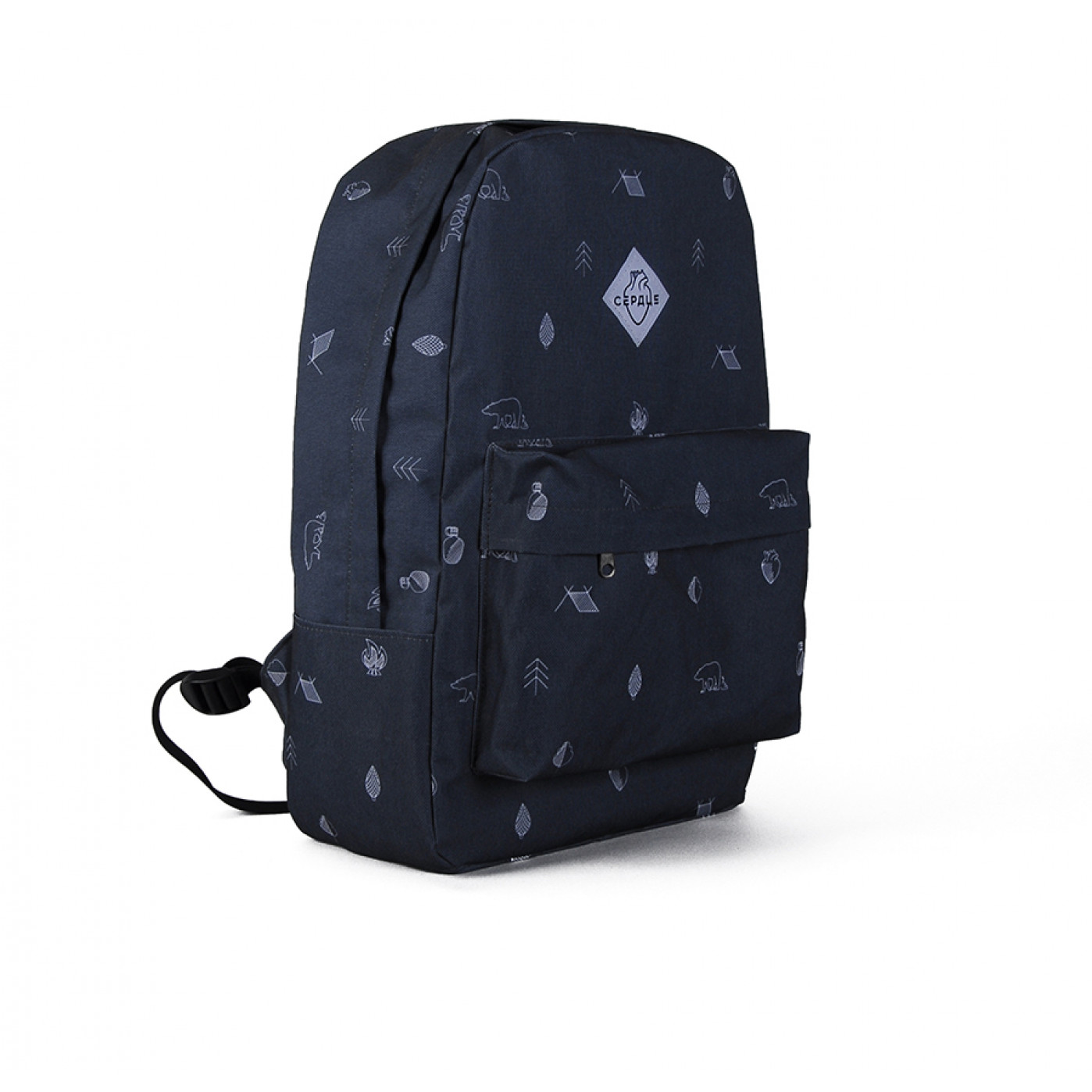 Городской рюкзак Сердце пикник с медведем