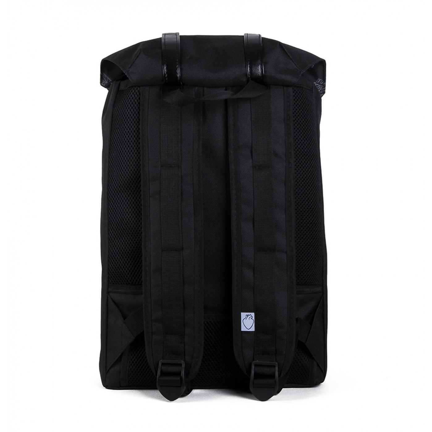 Городской рюкзак Сердце большой черный