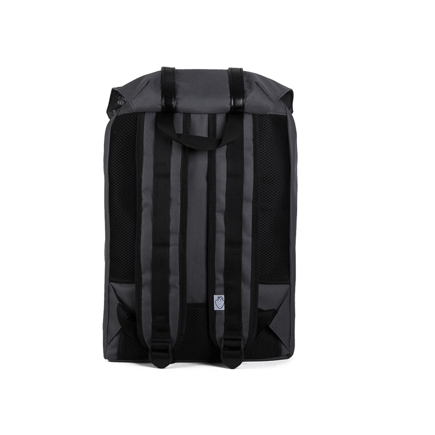 Городской рюкзак Сердце большой серый