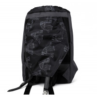 Городской рюкзак Сердце большой серый-2