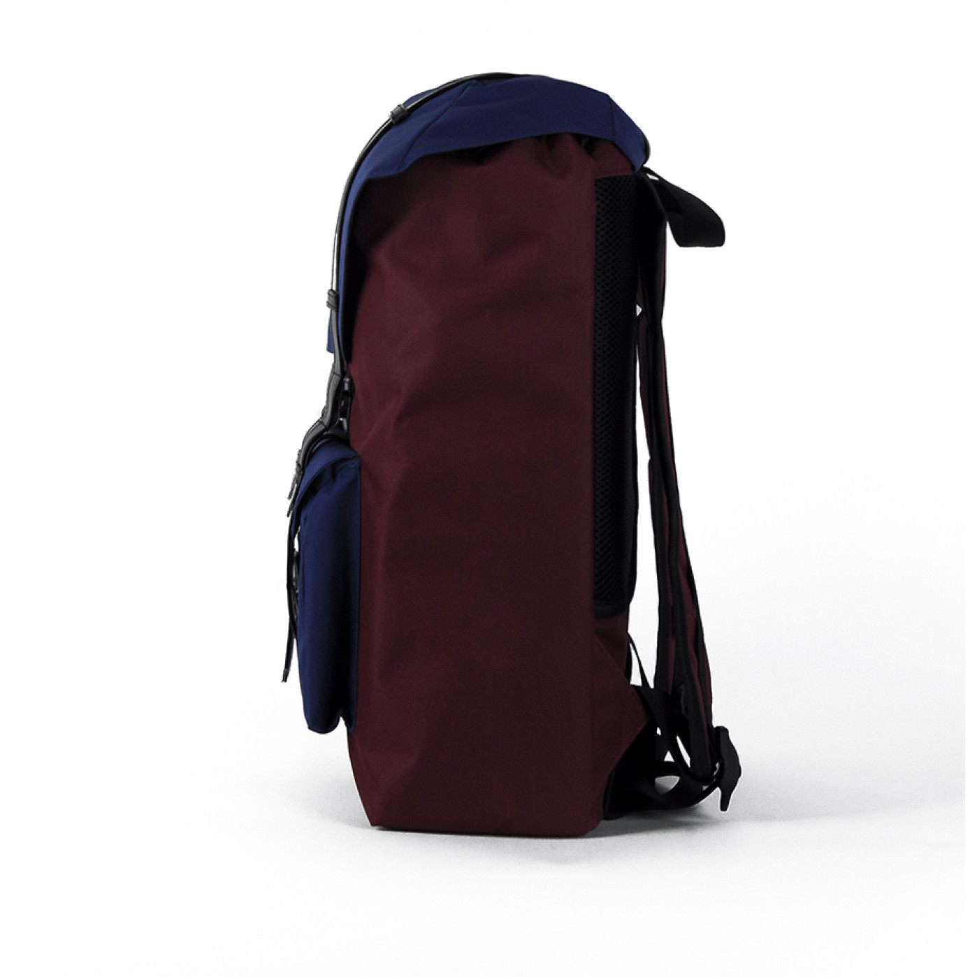 Городской рюкзак Сердце большой Бордовый с синим