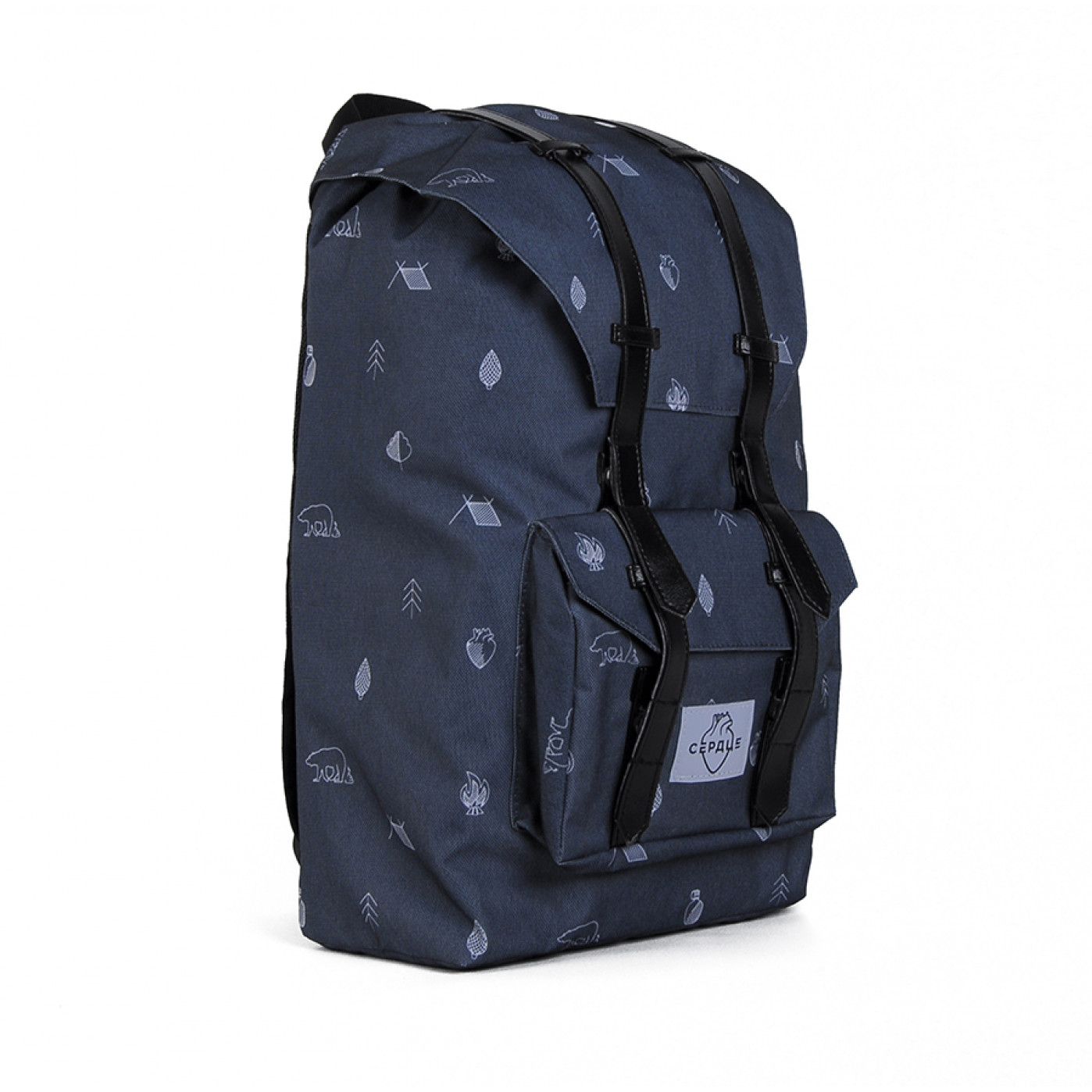 Городской рюкзак Сердце большой Пикник с медведем