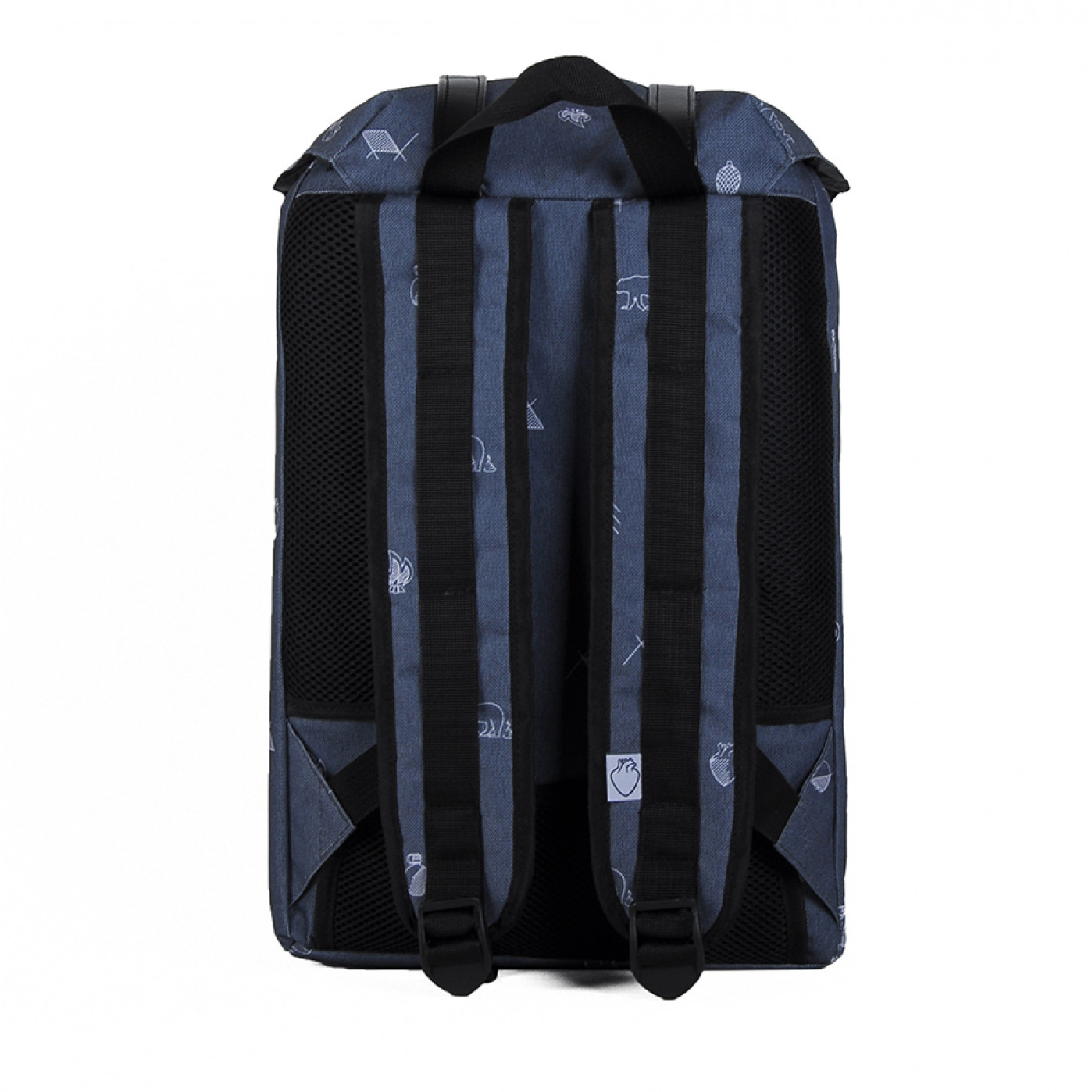 Городской рюкзак Сердце большой Пикник с медведем