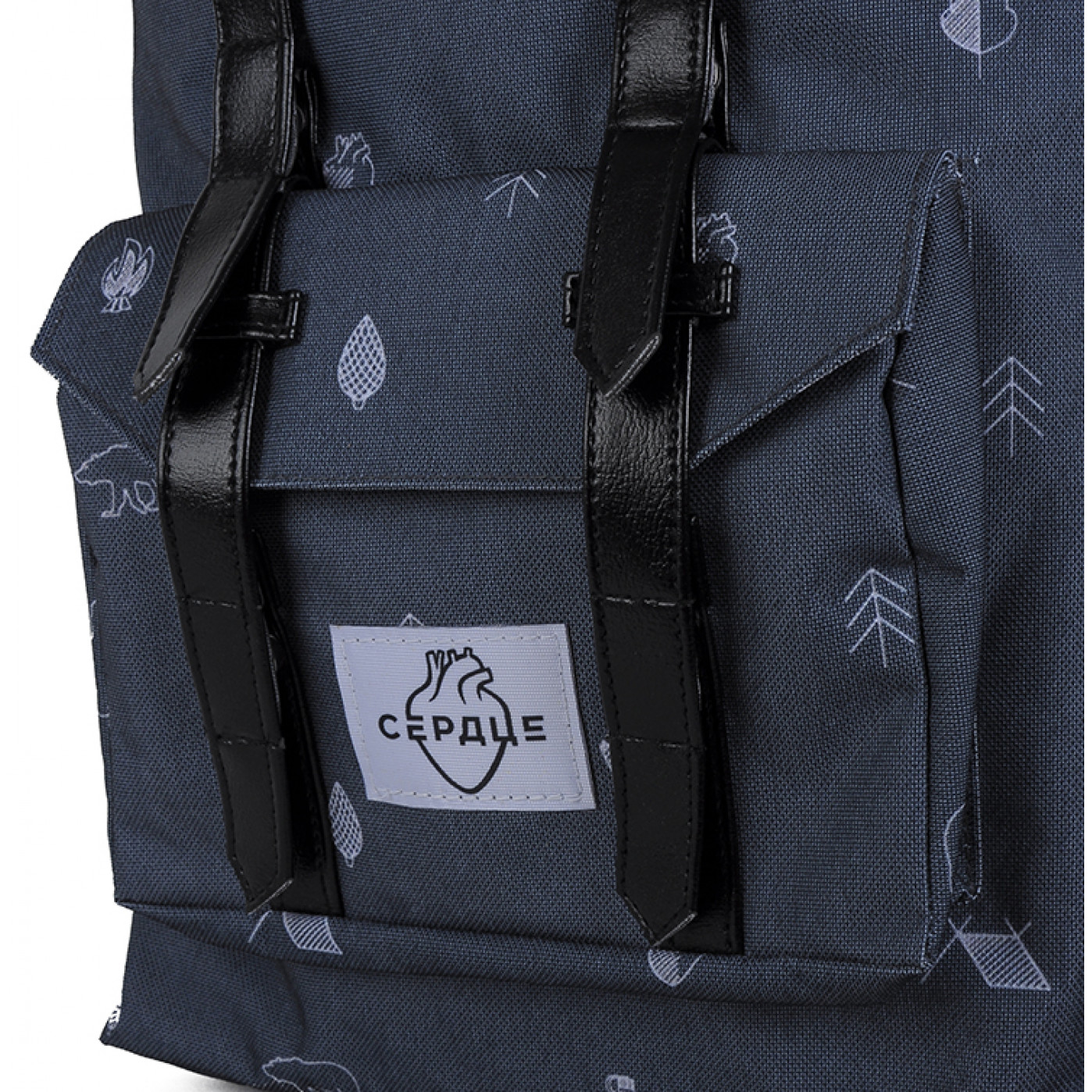 Городской рюкзак Сердце большой Пикник с медведем