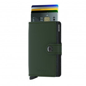 Кошелёк Secrid Miniwallet Matte green black-2