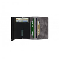Кошелёк Secrid Slimwallet Vintage Grey-Black-2