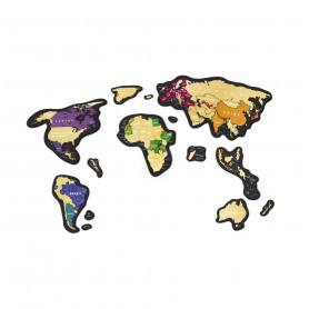Скретч карта магнитная Travel Map Magnetic World-2