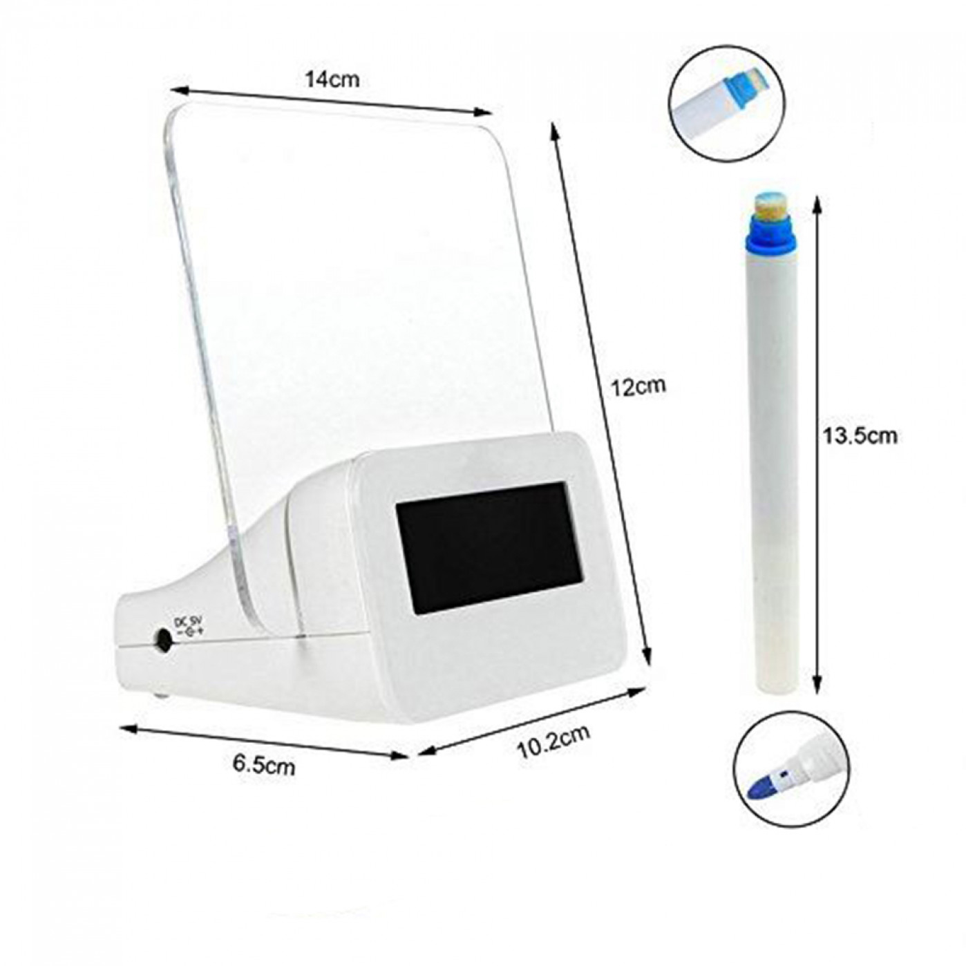 Светящийся будильник с доской для записей