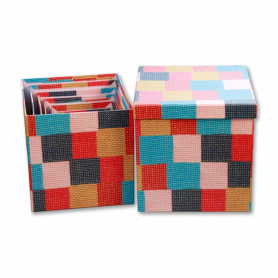 Подарочная коробка Пэчворк