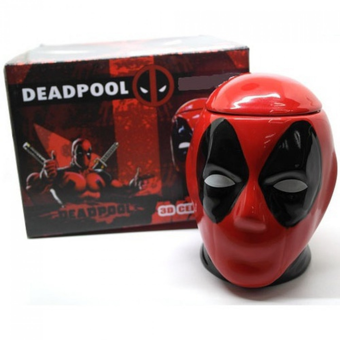 3D Кружка DeadPool с крышкой 3D Кружка DeadPool с крышкой