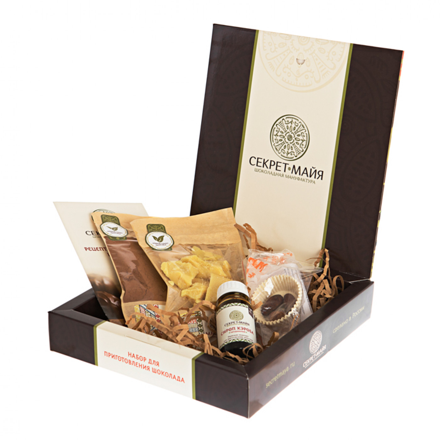 Набор для приготовления шоколада Секрет Майя Milk Carob