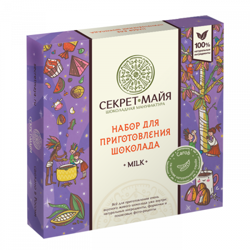 

Набор для приготовления шоколада Секрет Майя Milk Carob