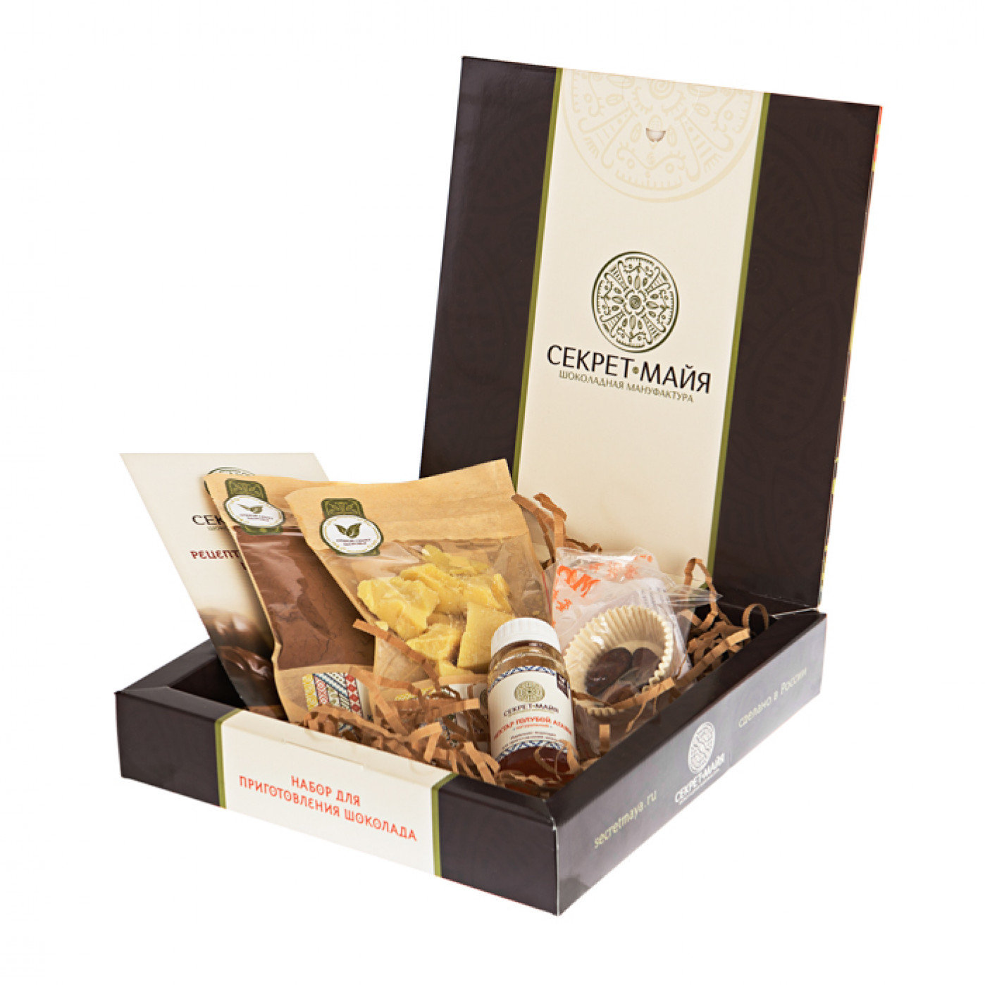 Набор для приготовления шоколада Секрет Майя Milk Honey