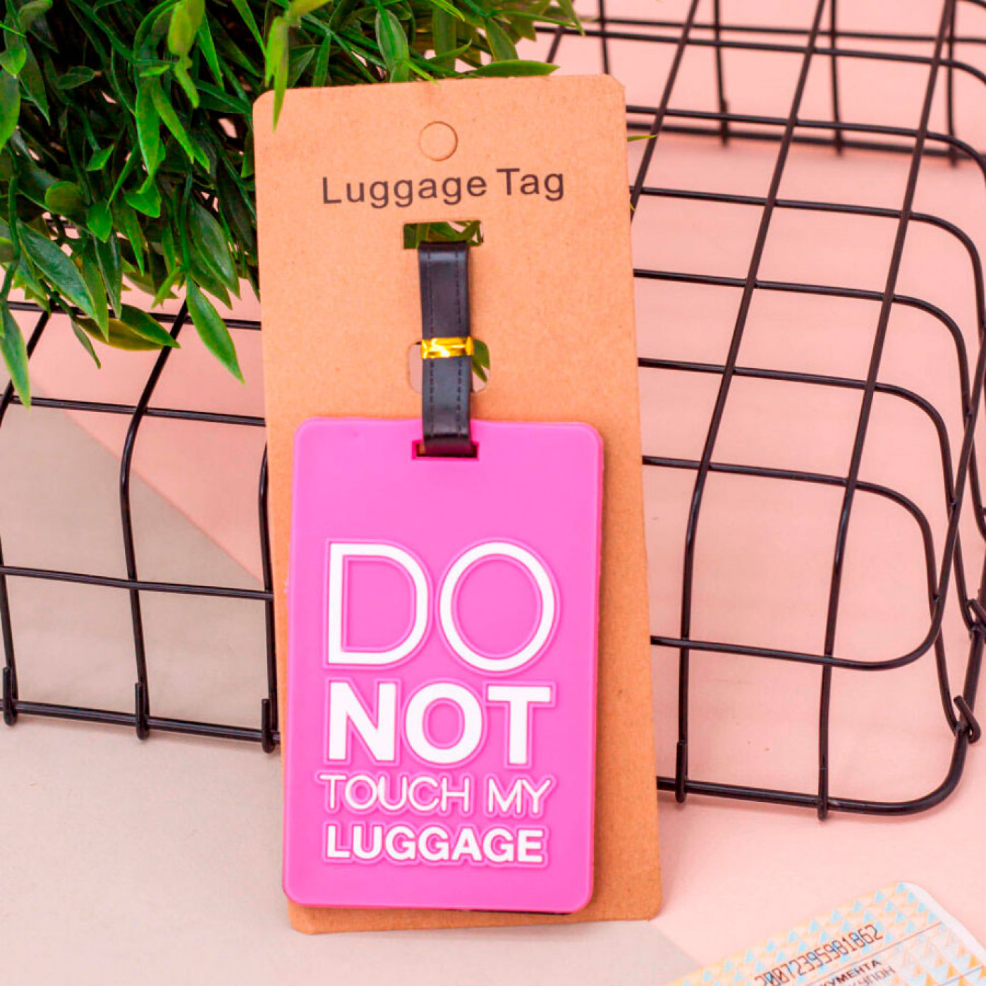 Бирка для багажа Don't touch my luggage