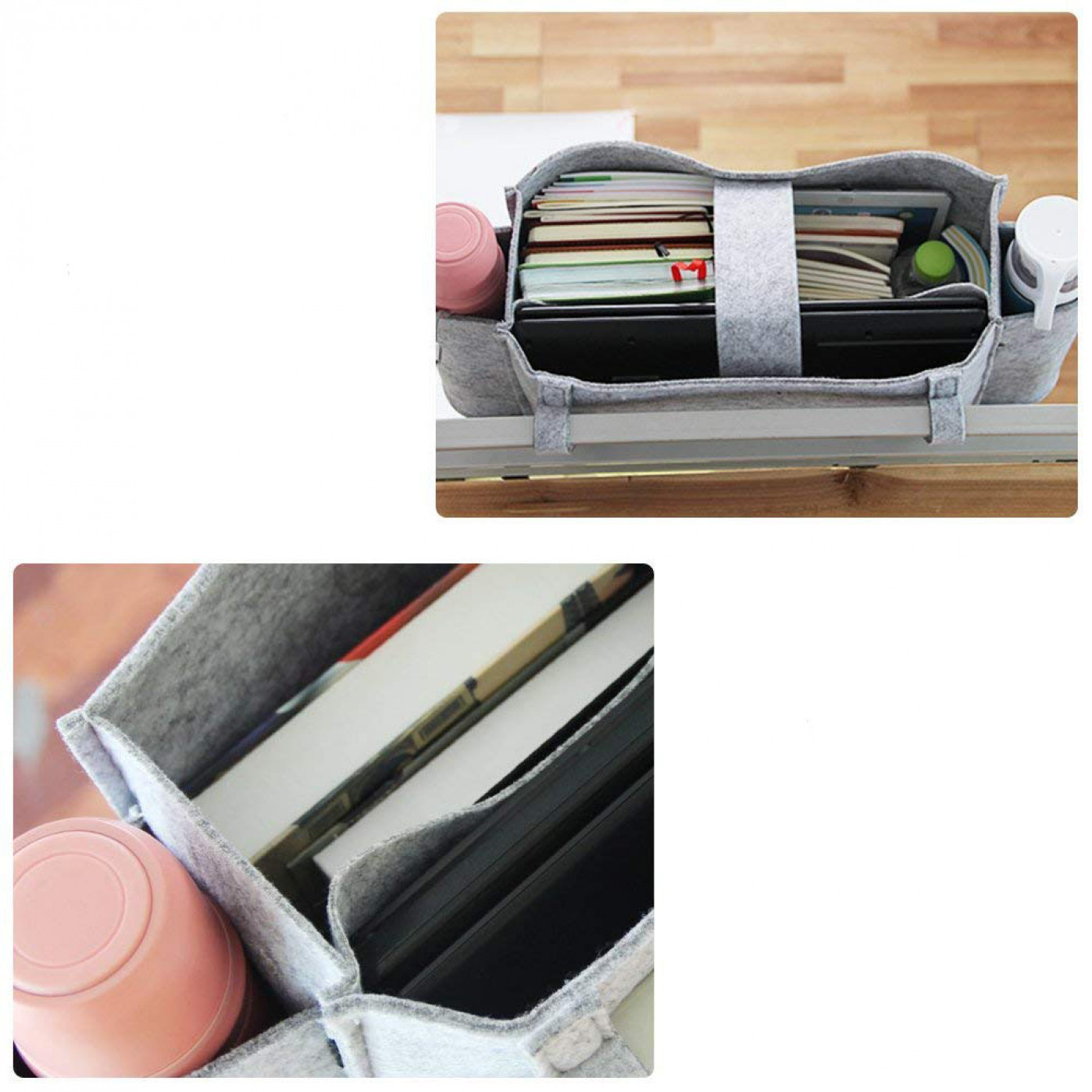 Карман-органайзер для кровати бирюзовый