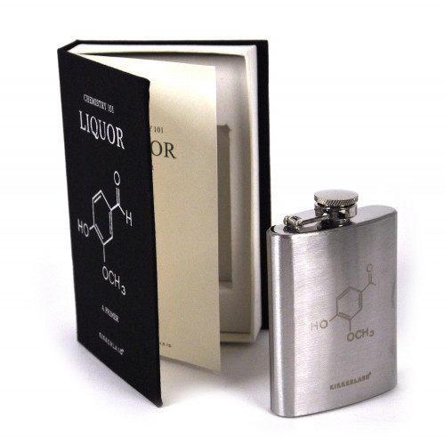 

Книга с фляжкой Liquor Chemistry Book Kikkerland