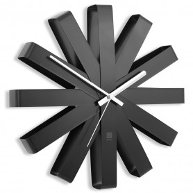 Часы настенные Ribbon черные-2