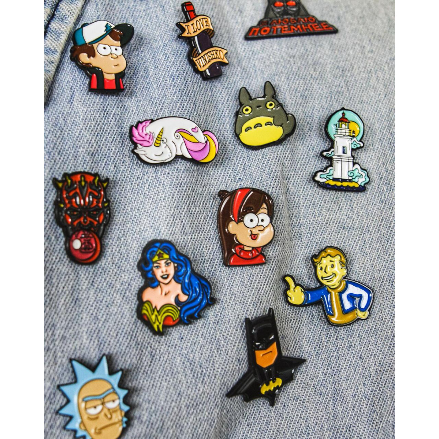 Металлический значок-пин Бэтмен