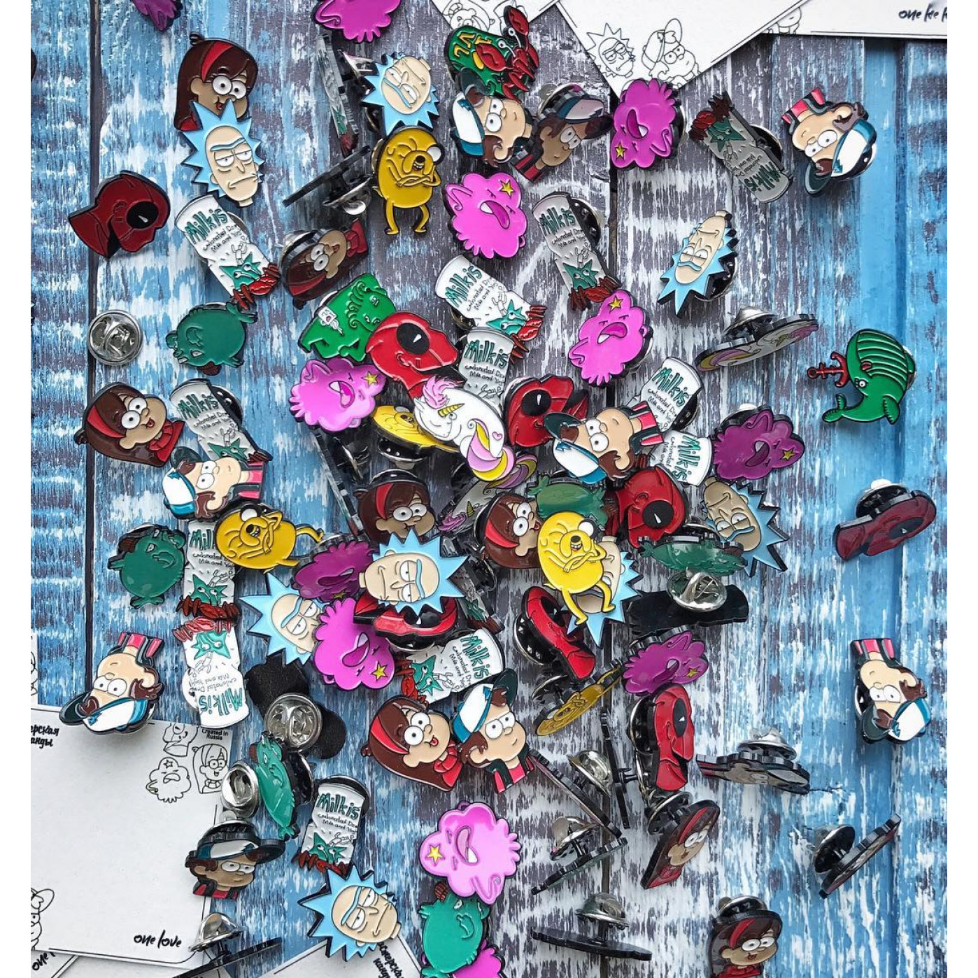 Металлический значок-пин Тоторо