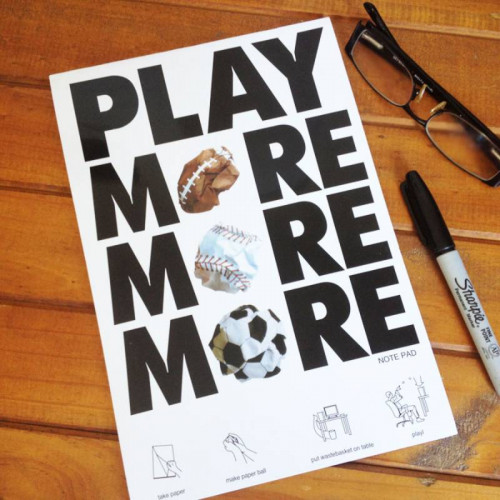 

Блокнот Play More Мячи
