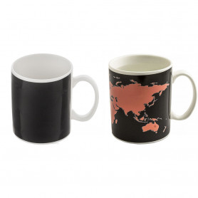 Кружка хамелеон Карта Мира  Кружка хамелеон Карта Мира