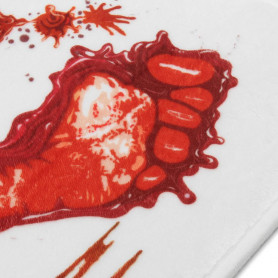 Коврик для ног Кровавые следы-2