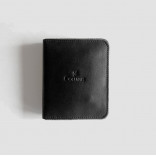 Кожаный мини-кошелек на кнопках Columb